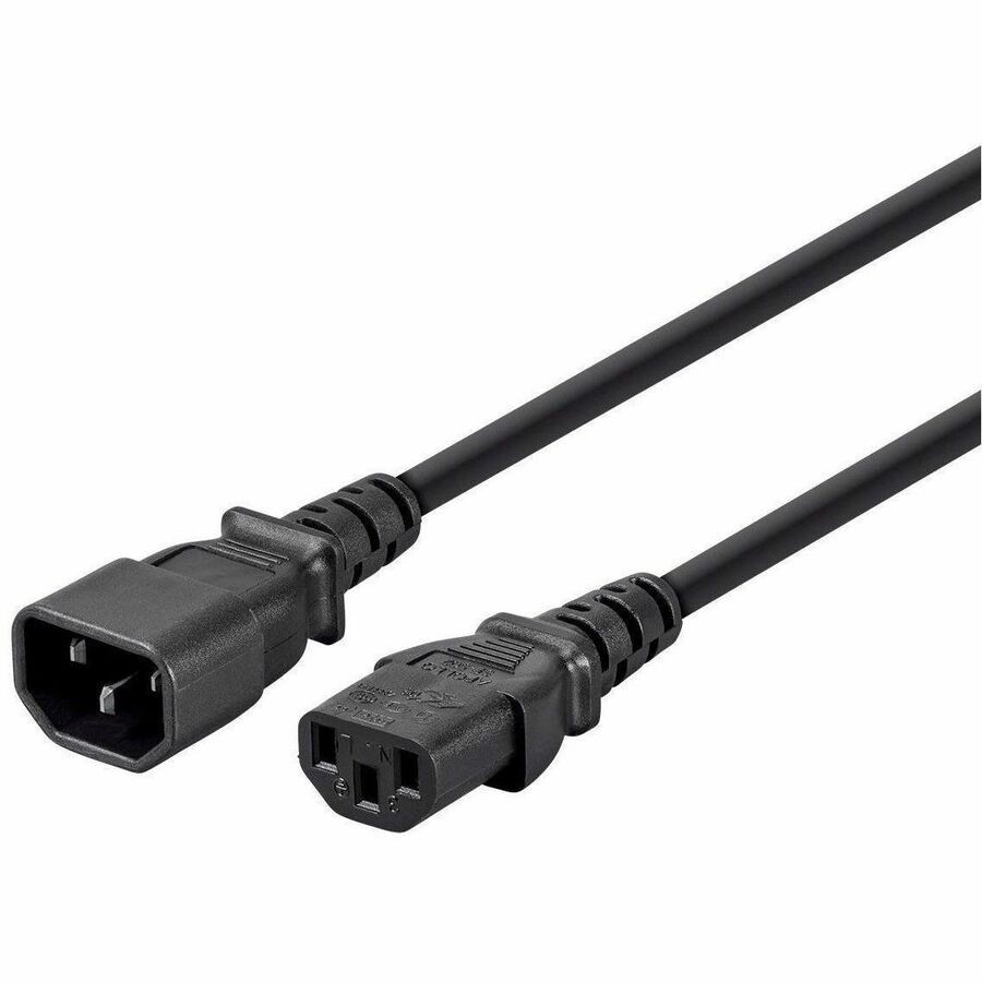 Monoprice Extension Cord - Iec-320-C14 To Iec-320-C13_ 18Awg_ 10A_ 3-Prong_ SJT_