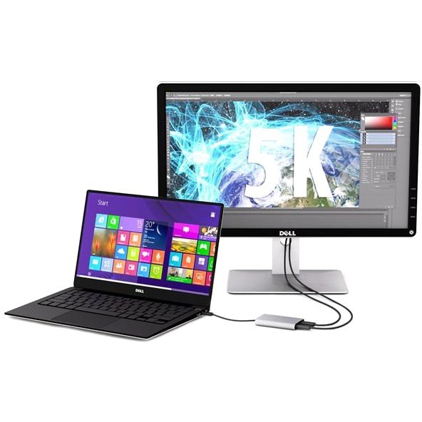 StarTech.com Thunderbolt 3 to Dual DisplayPort Adapter - Thunderbolt to 2x DP Converter - 4K 60Hz - Windows only Compatible