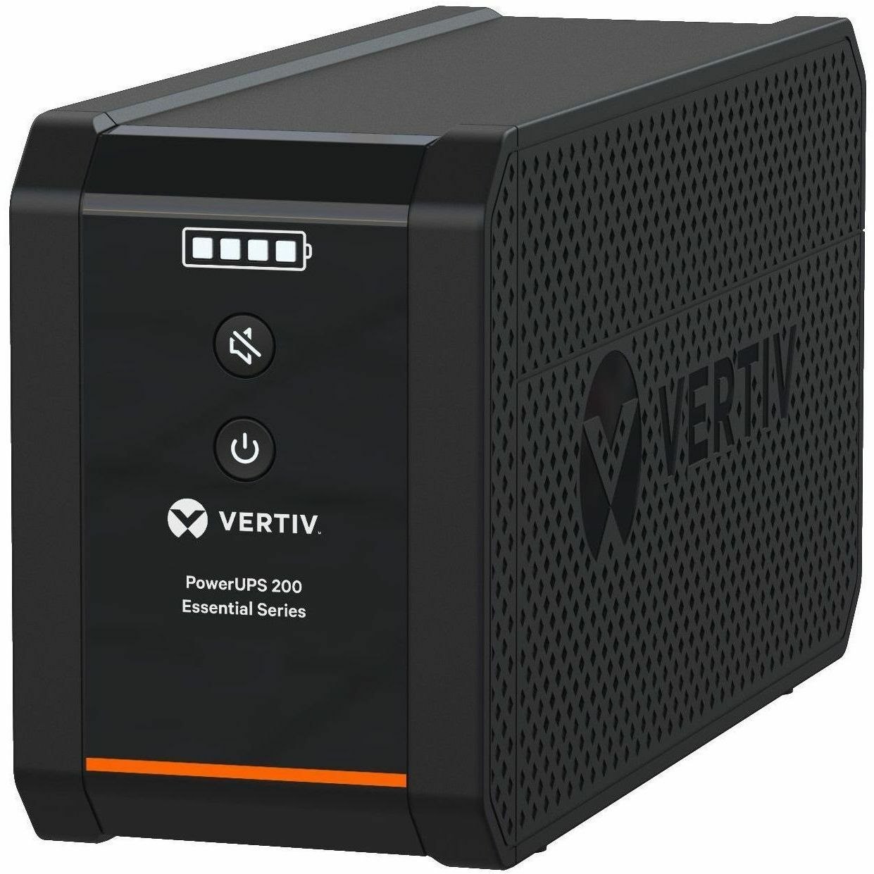 Vertiv PowerUPS 200 Essential PSA6E-1000IT-SCH, 1000VA/525W, AVR, User-Replaceable Batteries, Battery Backup, 4 Schuko Outlets, Two-Year Warranty