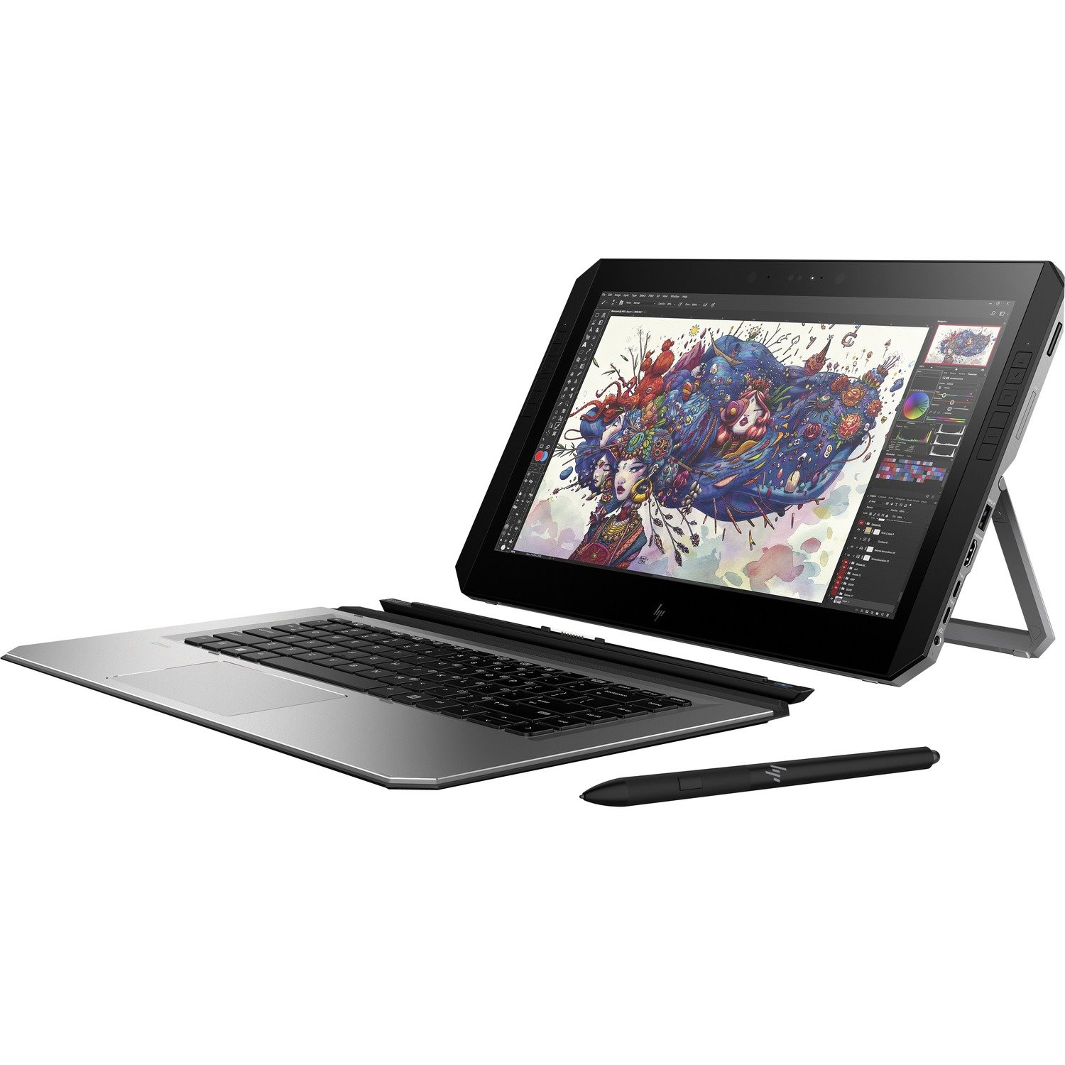 HP ZBook x2 G4 14" Touchscreen Detachable 2 in 1 Mobile Workstation - 4K UHD - Intel Core i7 8th Gen i7-8550U - 16 GB - 512 GB SSD - English Keyboard