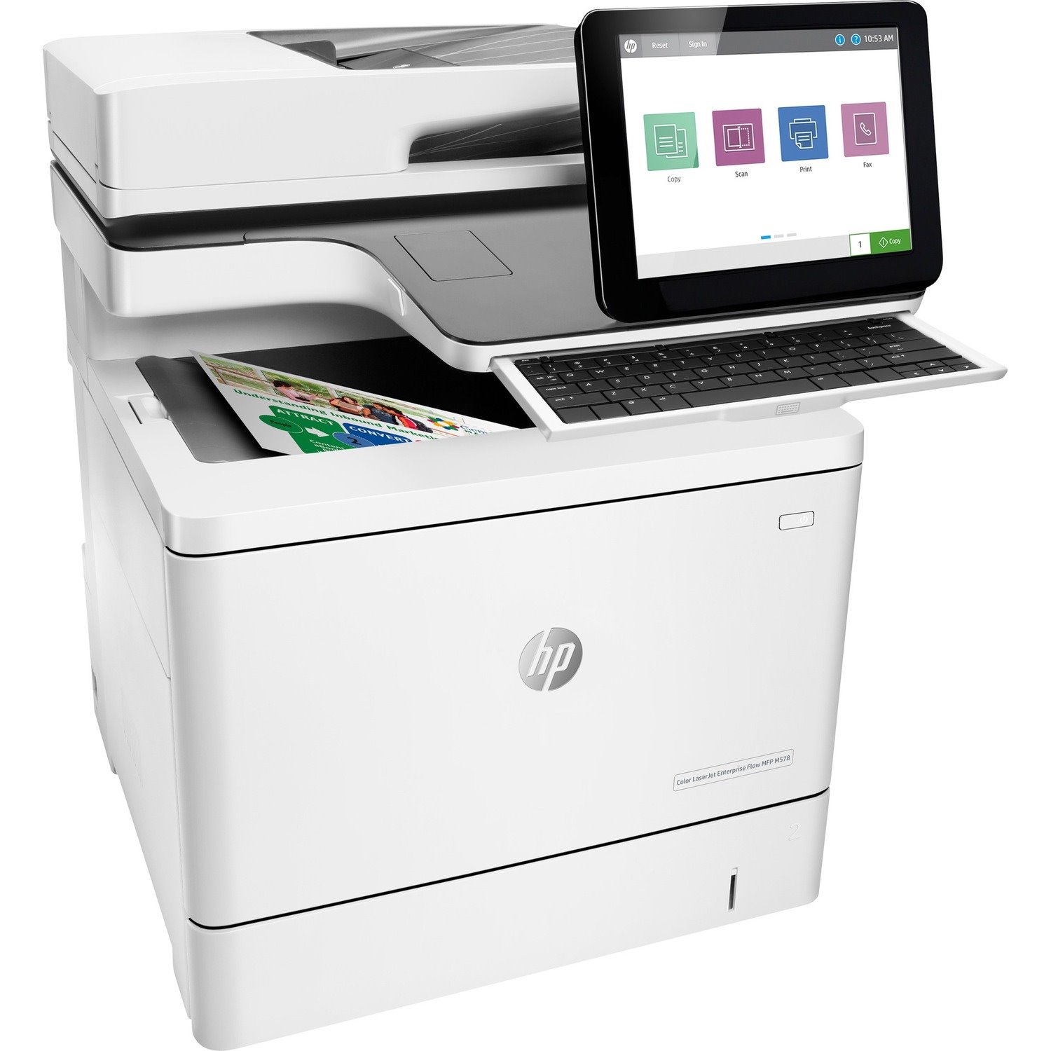 HP LaserJet Enterprise M578z Wireless Laser Multifunction Printer - Colour