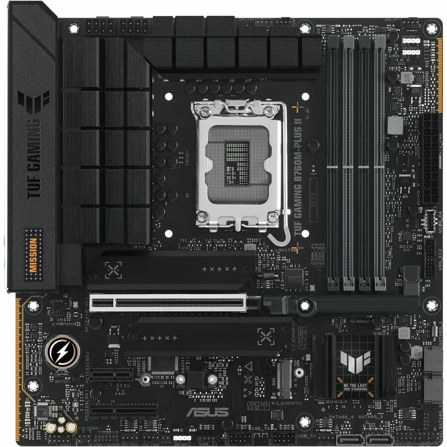 TUF GAMING B760M-PLUS II Gaming Desktop Motherboard - Intel B760 Chipset - Socket LGA-1700 - Micro ATX