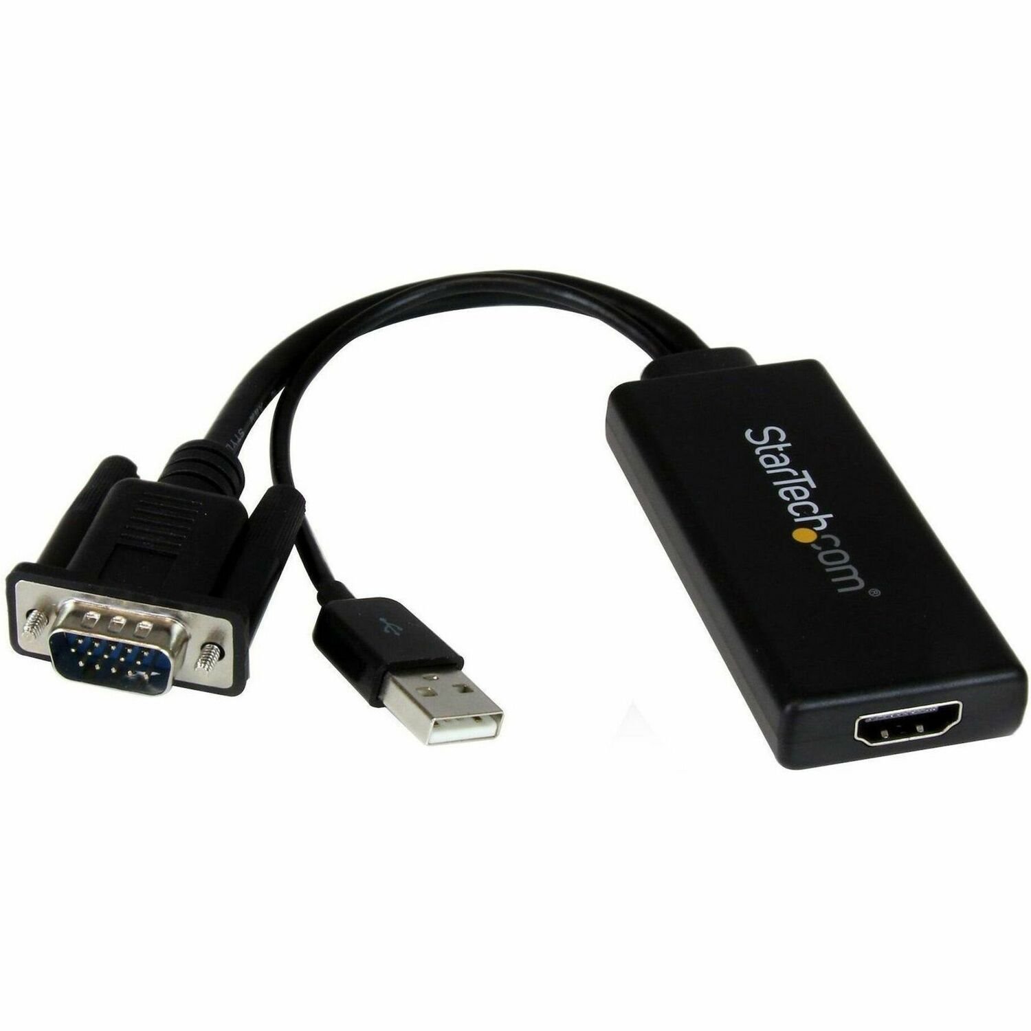 VGA-naar-HDMI-adapter met USB-audio & -voeding - draagbare VGA-naar-HDMI-converter - 1080p