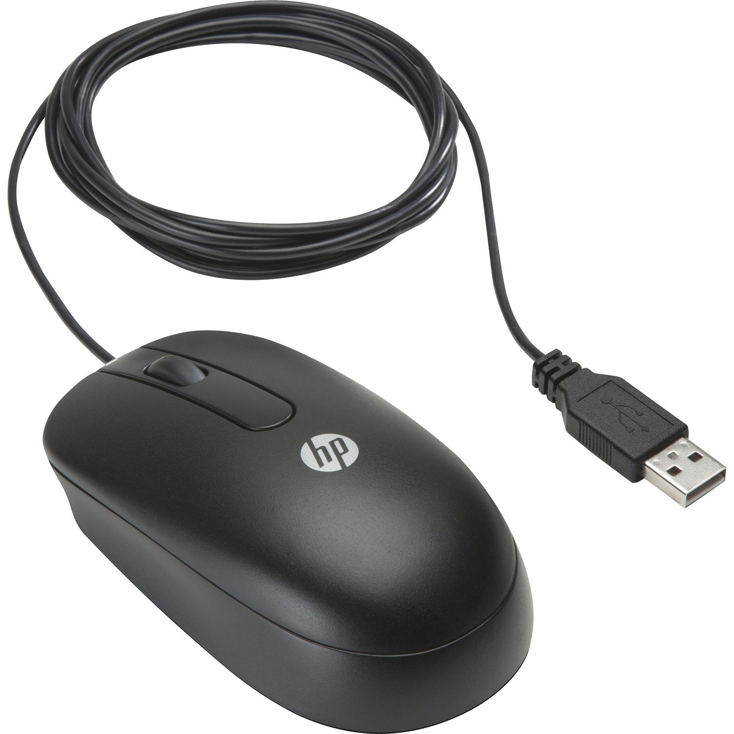 HP Mouse - USB - Optical - 3 Button(s) - Black - 1