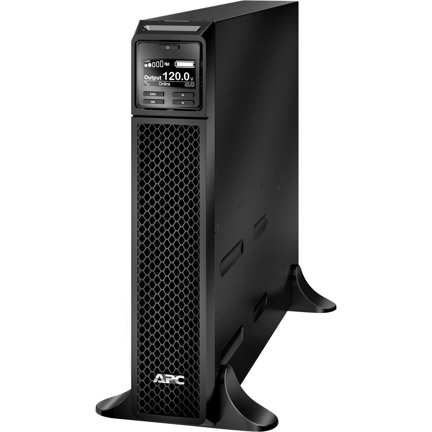 APC Smart-UPS On-Line, 1500VA, Tower, 120V, 6x 5-15R NEMA outlets, SmartSlot, Extended runtime, W/O rail kit