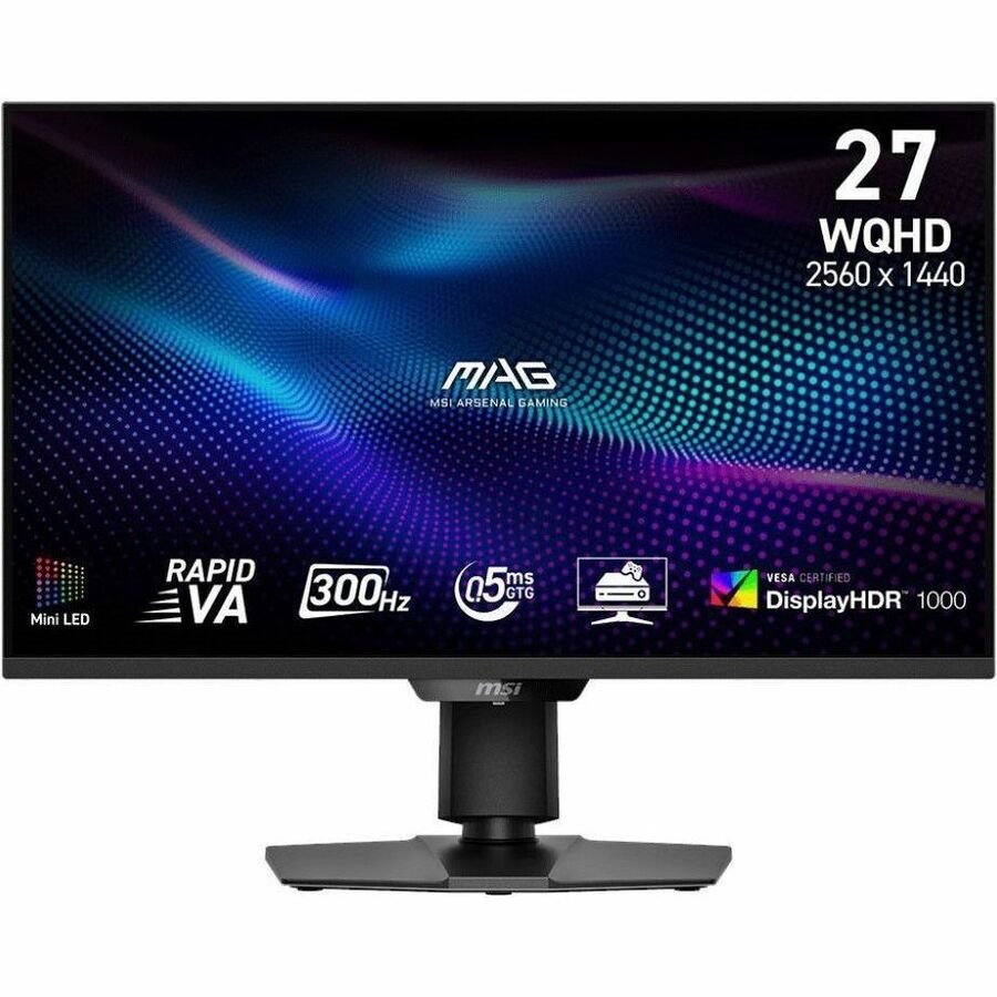 MSI MAG 274QPF X30MV 27" Class WQHD Gaming Mini LED Monitor - 16:9 - Black