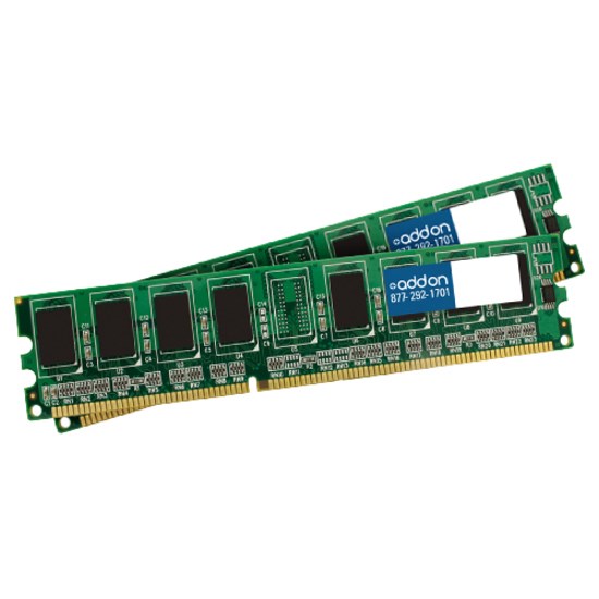 AddOn JEDEC Standard 4GB (2x2GB) DDR3-1333MHz Unbuffered Dual Rank 1.5V 240-pin CL9 UDIMM