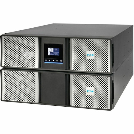 Eaton 9PX G2 6000VA 6000W 208/120V Online Double-Conversion UPS - Hardwired Input/Output, Cybersecure Network Card, Extended Run, 6U Rack/Tower