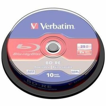 Verbatim 43694 Blu-ray herschrijfbaar - BD-RE - 2x - 25 GB - 10