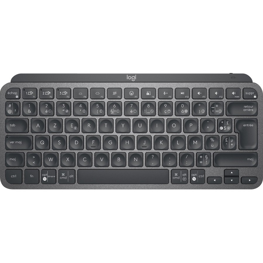 Logitech MX Keys Mini Keyboard - Wireless Connectivity - LED - French - AZERTY Layout - Graphite