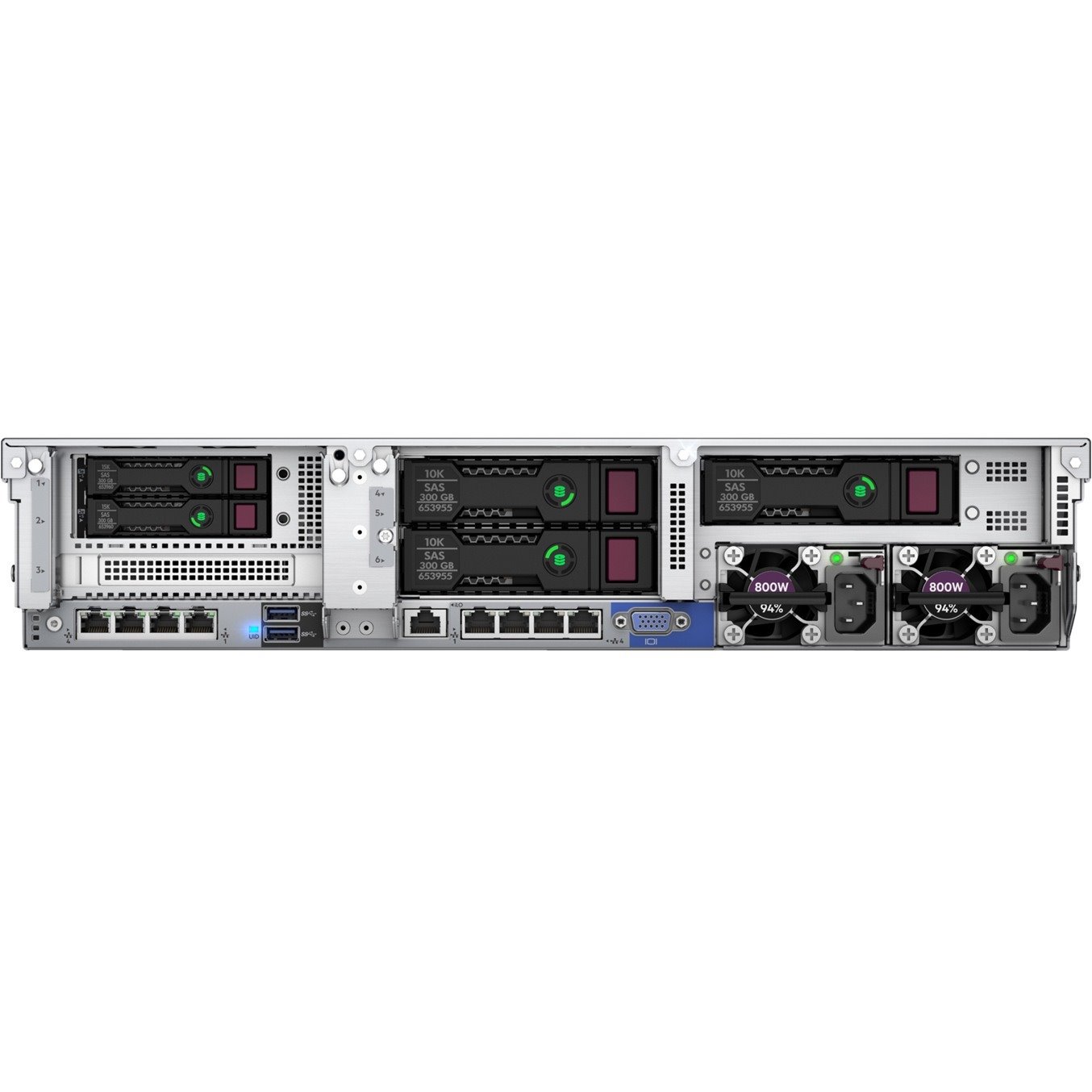 HPE ProLiant DL380 G10 2U Rack Server - 1 Xeon Silver 4215R 3.20 GHz - 32 GB RAM - 12Gb/s SAS Controller