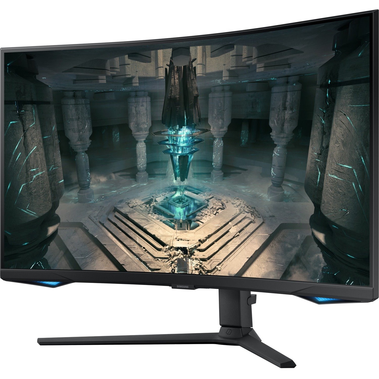 Samsung Odyssey G6 S27BG652EN 27" Class WQHD Curved Screen Smart Gaming LCD Monitor - 16:9 - Black