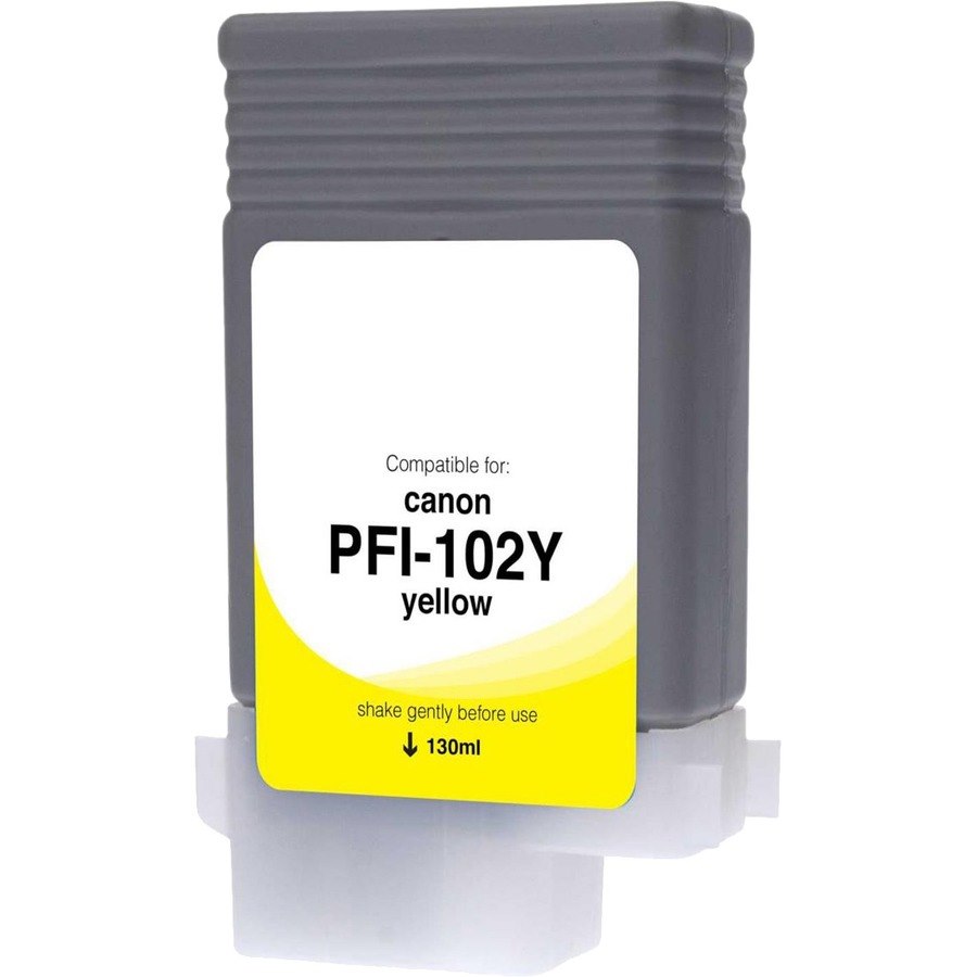 WF Non-OEM New Yellow Wide Format Ink Cartridge for Canon PFI-102 (0898B001)