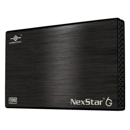 Vantec NexStar 6G NST-266S3-BK Drive Enclosure - USB 3.0 Host Interface External - Black