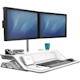 Fellowes Lotus™ DX Sit-Stand Workstation - White