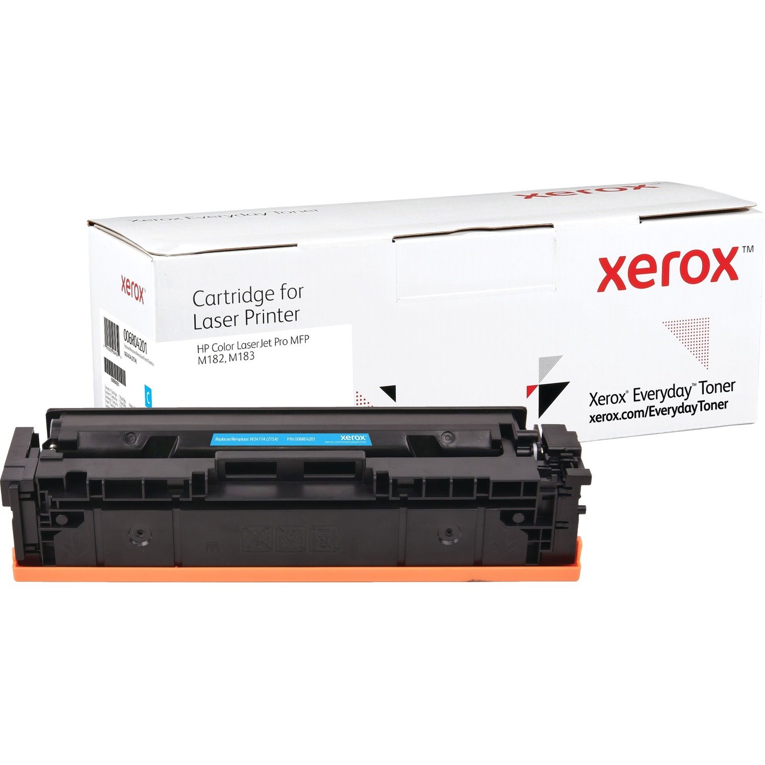 Xerox Everyday Standard Yield Laser Toner Cartridge - Single Pack 216A (W2411A) - Cyan - 1 / Pack