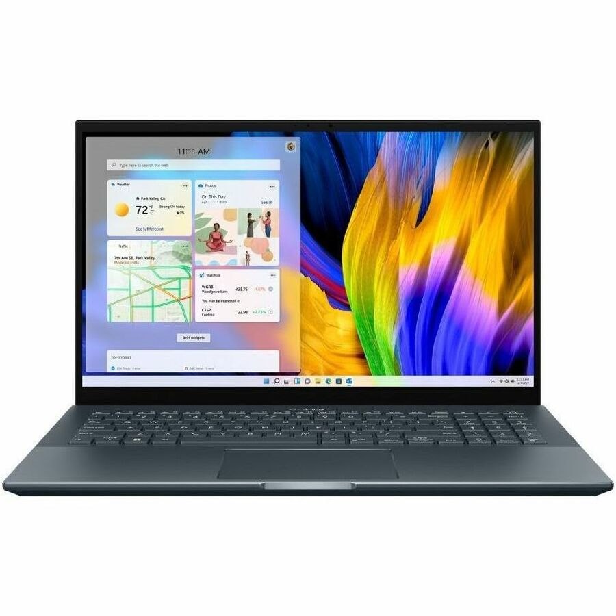 Asus ZenBook Pro 15 OLED UM535 UM535QA-KY213W 39.6 cm (15.6") Touchscreen Notebook - Full HD - AMD Ryzen 7 5800H - 16 GB - 512 GB SSD - Pine Gray
