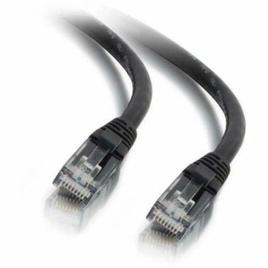 Quiktron Q-Series Patch Cords, CAT6, booted, Black, 25 FT
