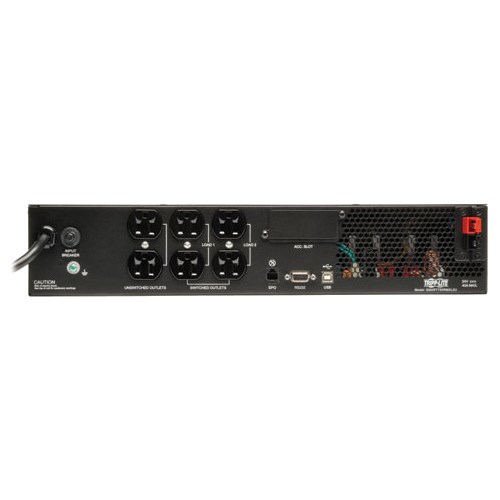 Eaton Tripp Lite Series SmartPro 750VA 750W 120V Line-Interactive Sine Wave UPS - 8 Outlets, Extended Run, Network Card Option, LCD, USB, DB9, 2U Rack/Tower