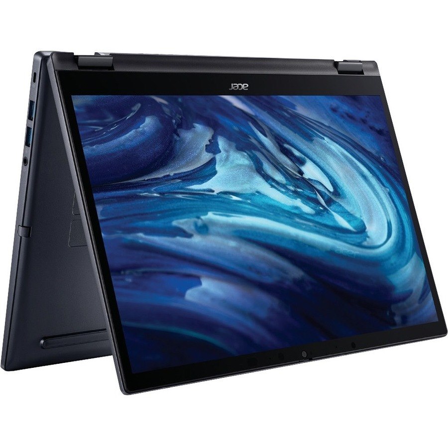 Acer TravelMate Spin P4 P414RN-52 TMP414RN-52-711D 14" Touchscreen Convertible 2 in 1 Notebook - WUXGA - Intel Core i7 12th Gen i7-1260P - 16 GB - 512 GB SSD - English Keyboard - Slate Blue