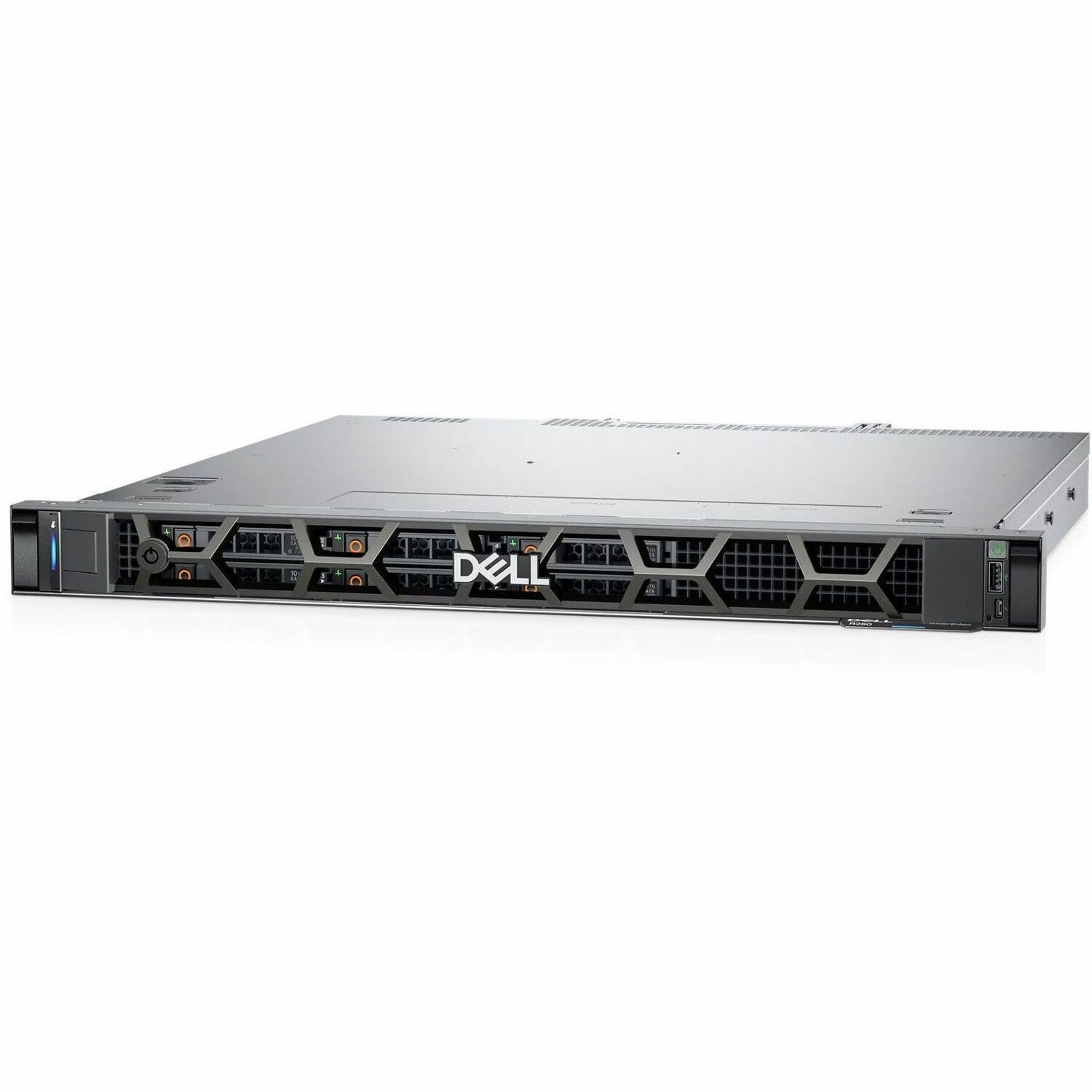 Dell PowerEdge R260 1U Rack-mountable Server - 1 Xeon E-2434 3.40 GHz - 16 GB RAM - 1.20 TB HDD - (1 x 1.2TB) HDD Configuration - 12Gb/s SAS, Serial ATA/600 Controller