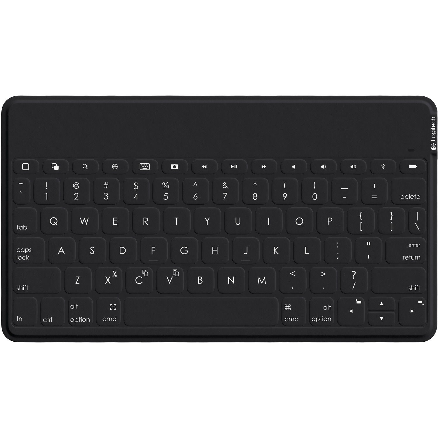 Logitech Keys-To-Go Keyboard - Wireless Connectivity - German - Black