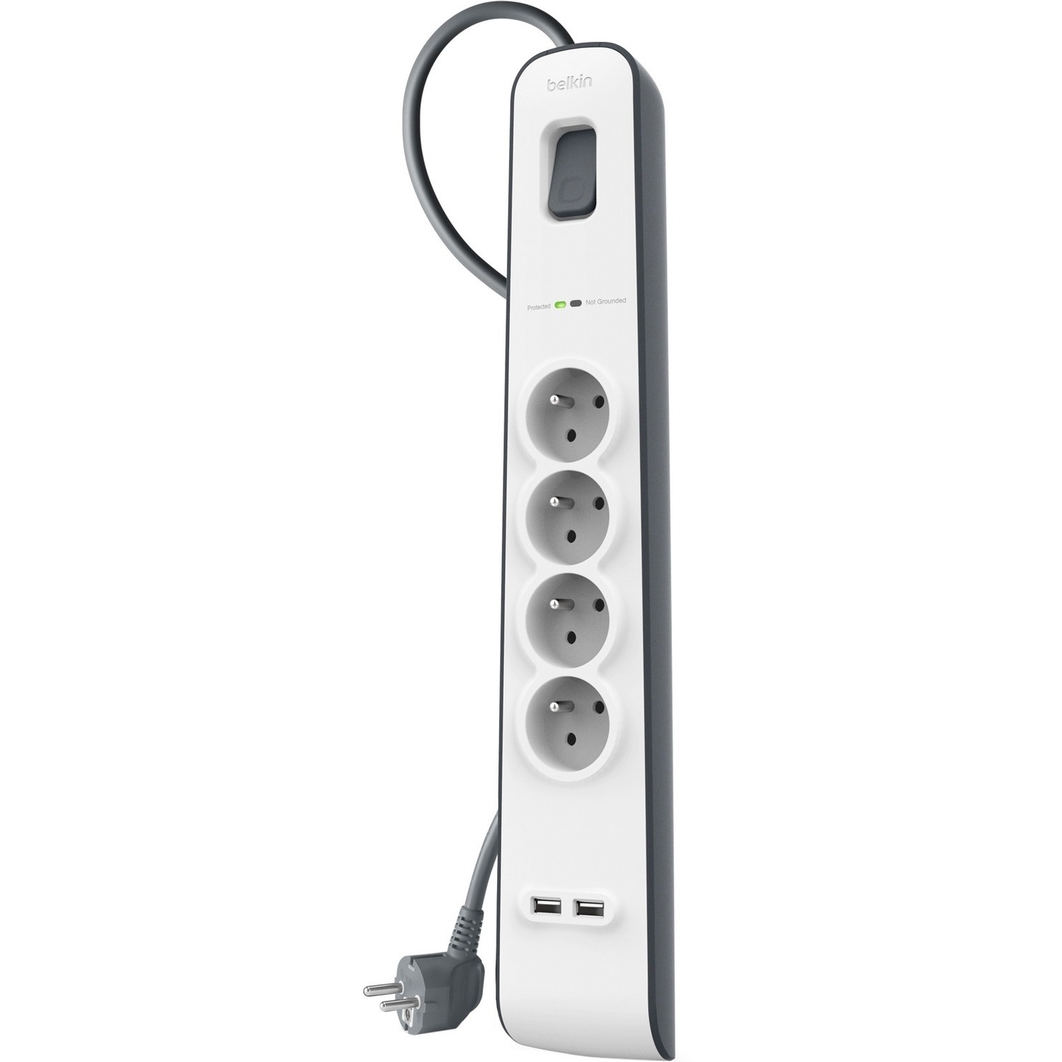Belkin BSV604ca2m Wit 6 AC-uitgang(en) 2 M ** New Retail **