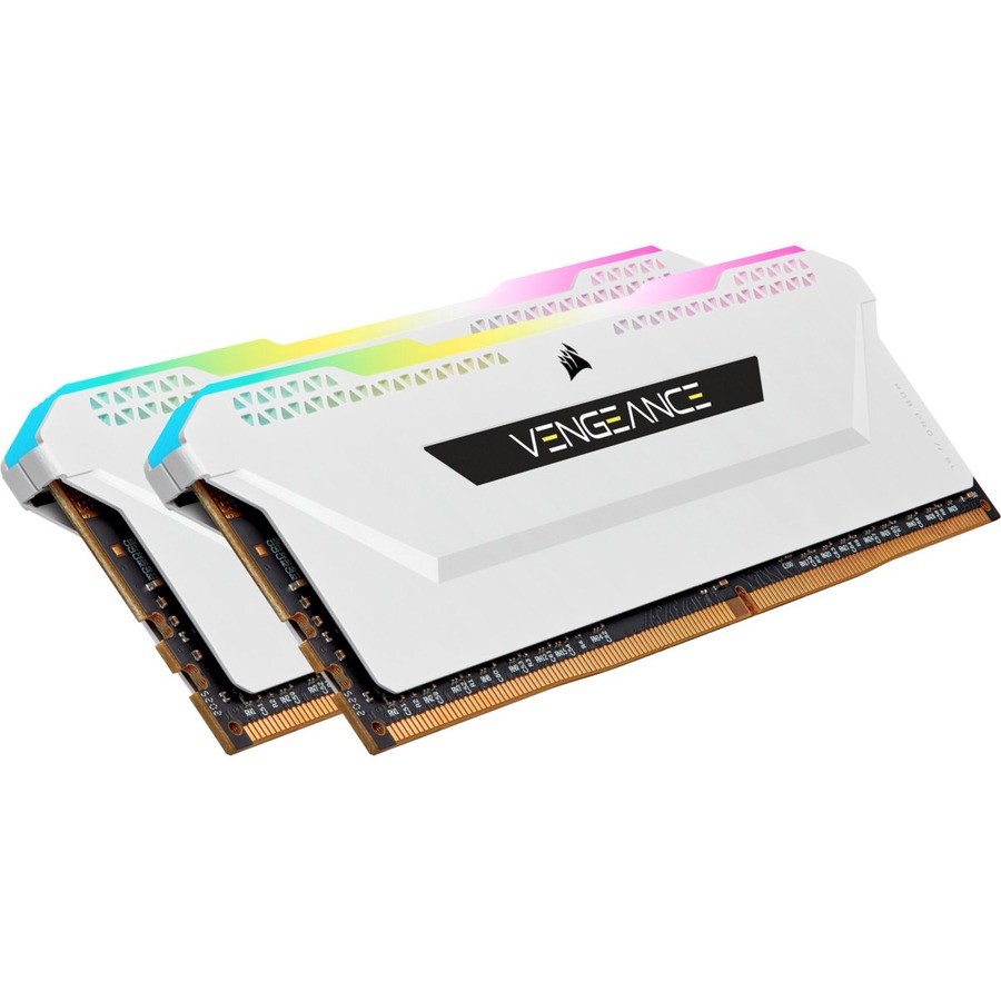 Corsair Vengeance RGB Pro SL RAM Module for Desktop PC, Motherboard - 16 GB (2 x 8GB) - DDR4-3200/PC4-25600 DDR4 SDRAM - 3200 MHz - CL16 - 1.35 V
