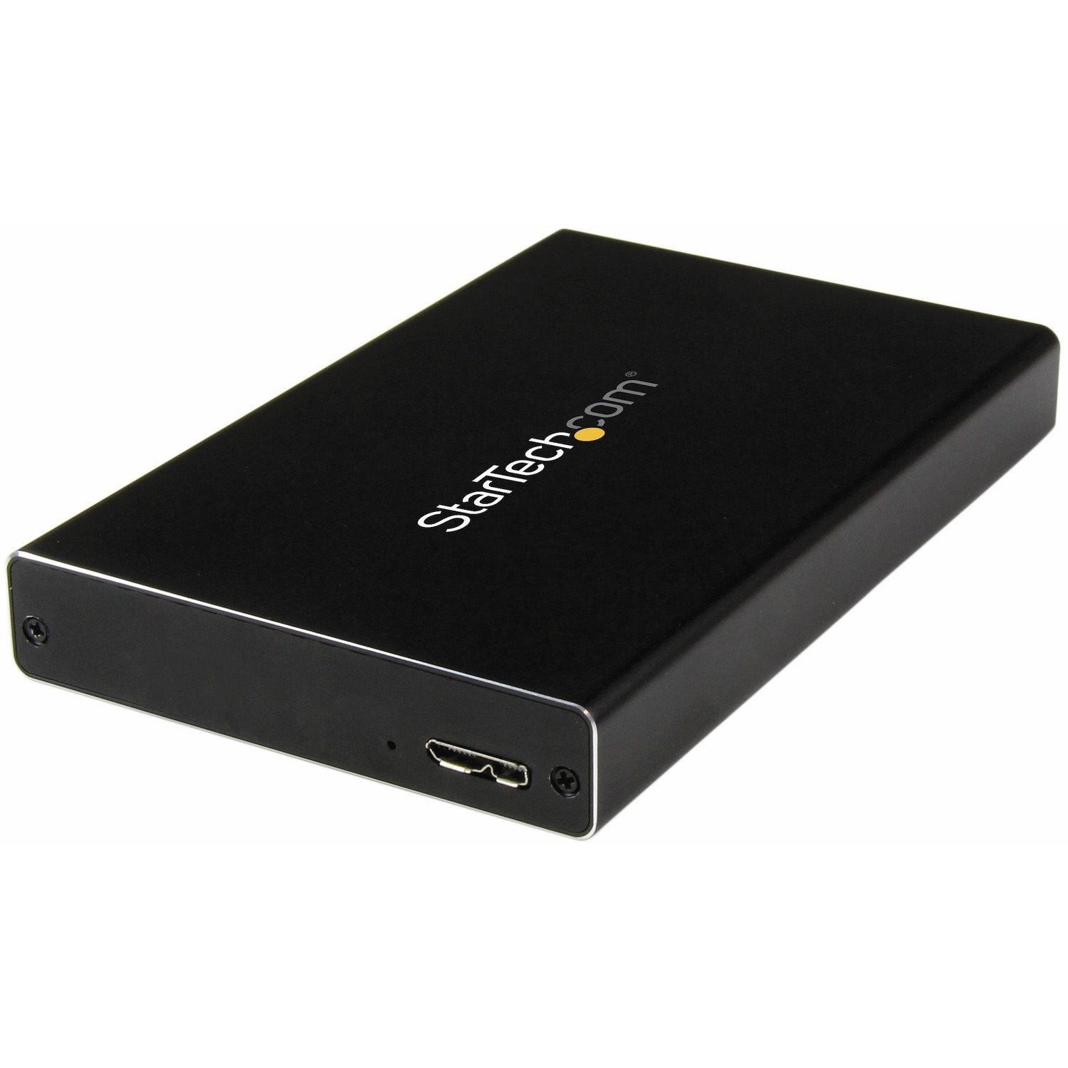 StarTech.com Drive Enclosure SATA/600 - USB 3.0 Micro-B Host Interface - UASP Support External - Black