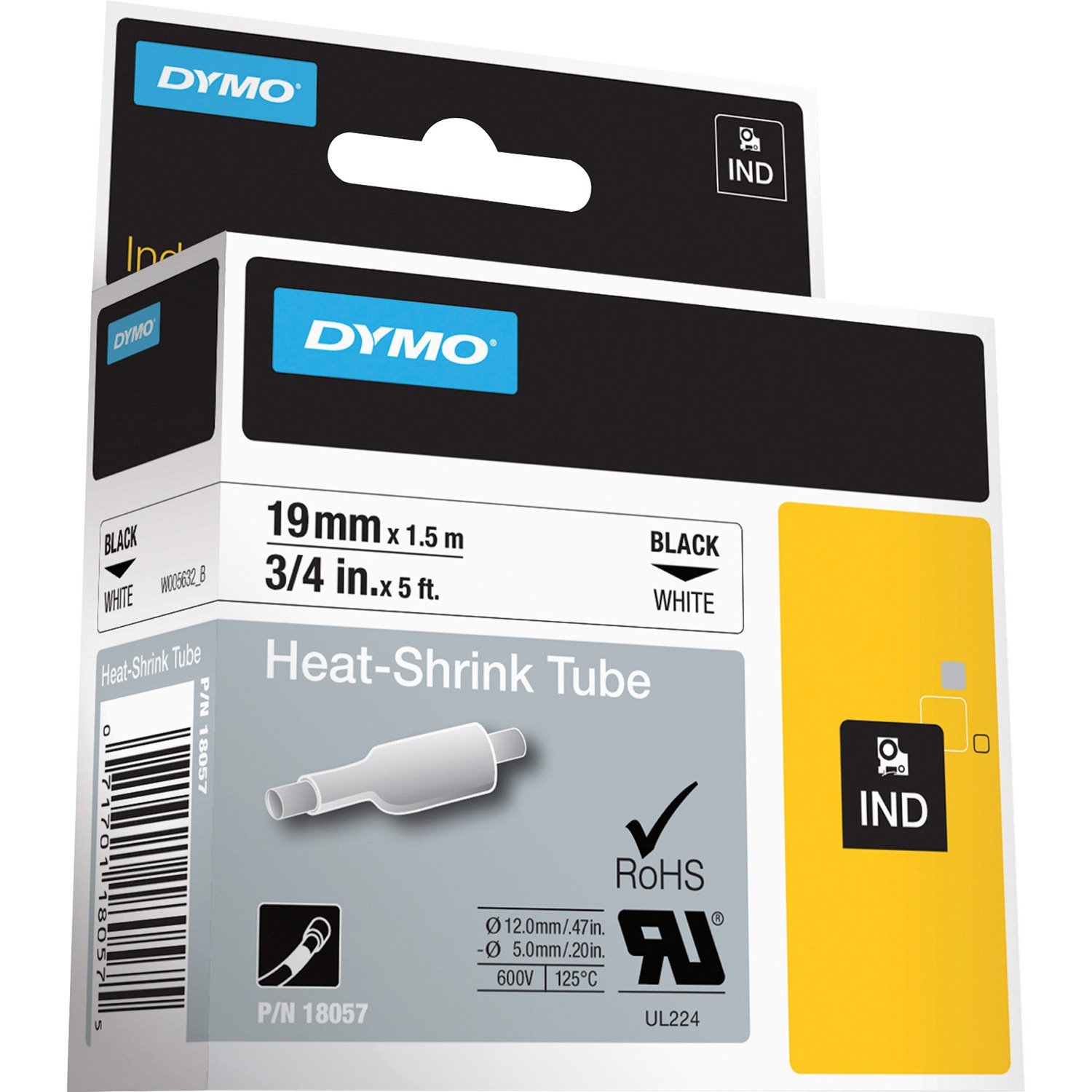 Dymo Rhino Heat Shrink Tube Labels