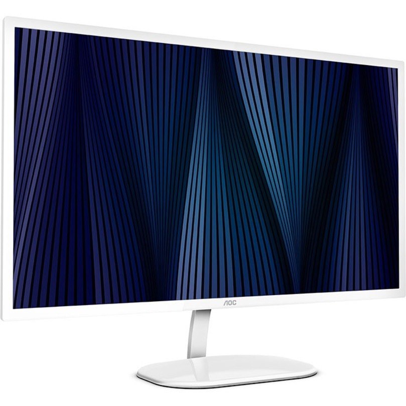 AOC Q32V3S/WS 32" Class WQHD LCD Monitor - 16:9 - White, Silver