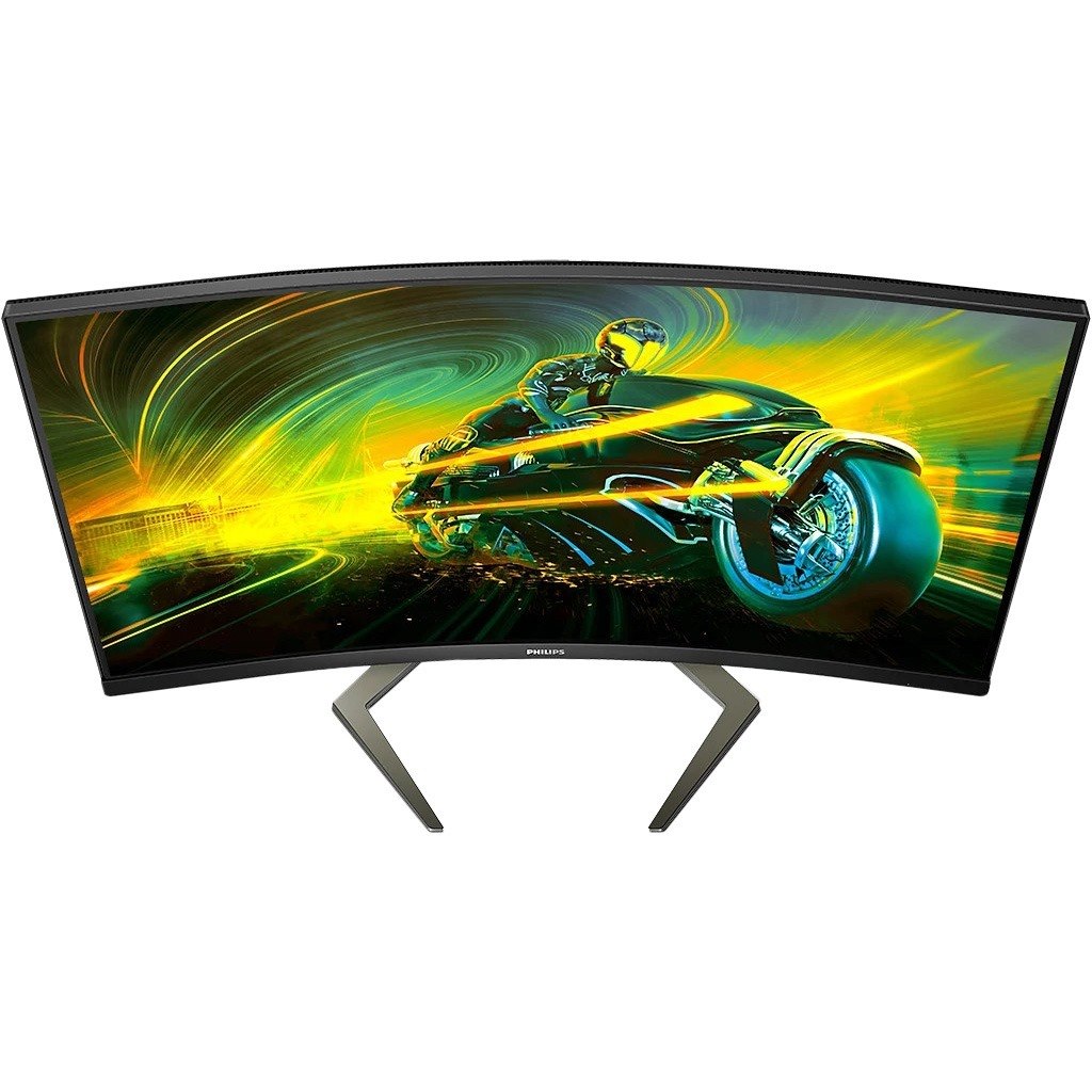 Philips Evnia 32M1C5200W 32" Class Full HD Curved Screen Gaming LCD Monitor - 16:9 - Textured Black