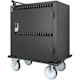 iPad to 13", MacBook Air to 13" & Chromebook to 14" 32-bay Charging Trolley/Cart via USB-C, Also other tablets/smartphones (with device to USB-C cable), Bays 330x22x235mm, Device charging cables not included (suggest Manhattan USB-C cable 356213),Cabinet