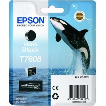 Epson UltraChrome T7608 Original Inkjet Ink Cartridge - Matte Black Pack