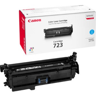 Canon No. 723 Original Laser Toner Cartridge - Cyan - 1 Pack