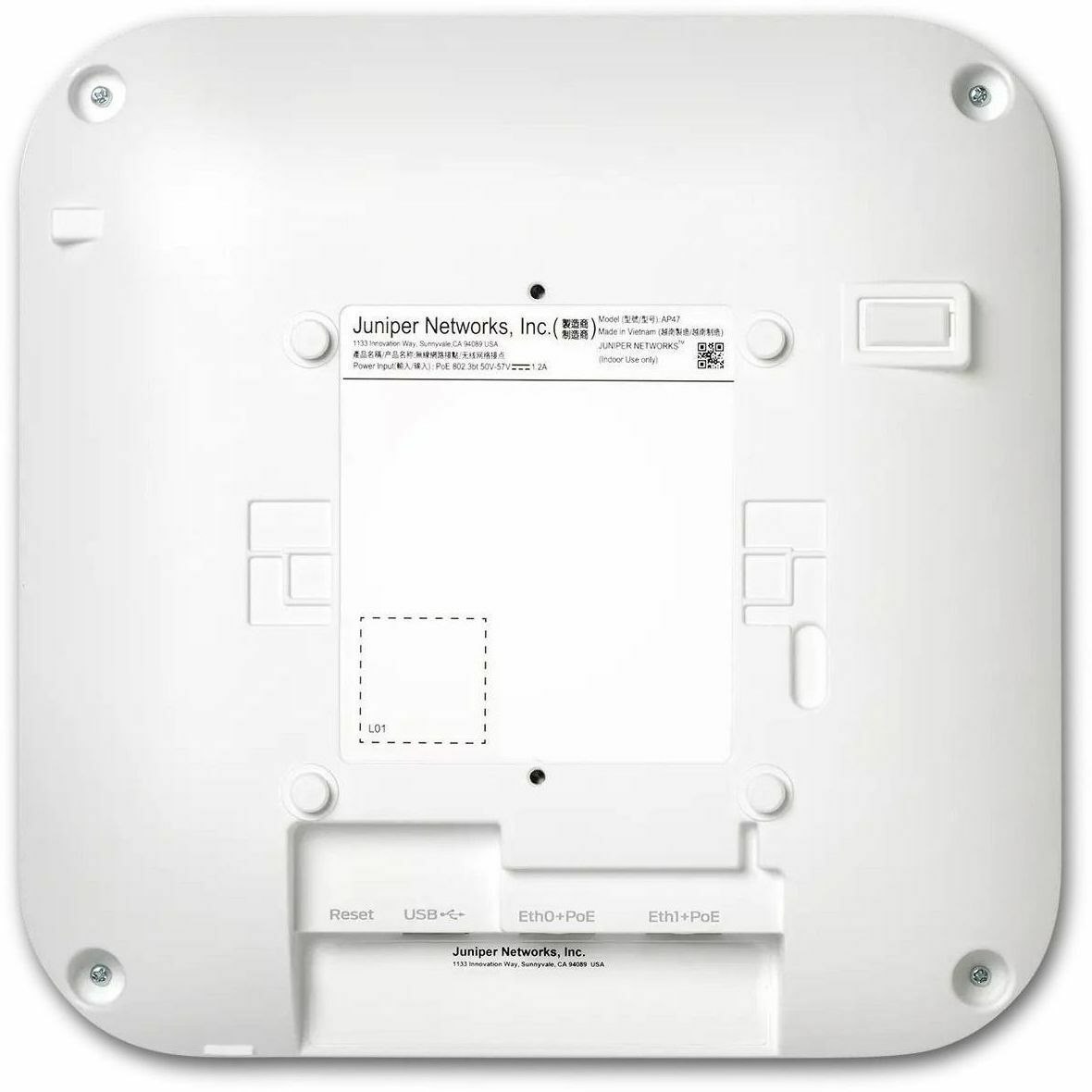 Mist AP47 Tri Band Wi-Fi 7 IEEE 802.11 a/b/g/n/ac/ax/be 28.80 Gbit/s Wireless Access Point - Indoor