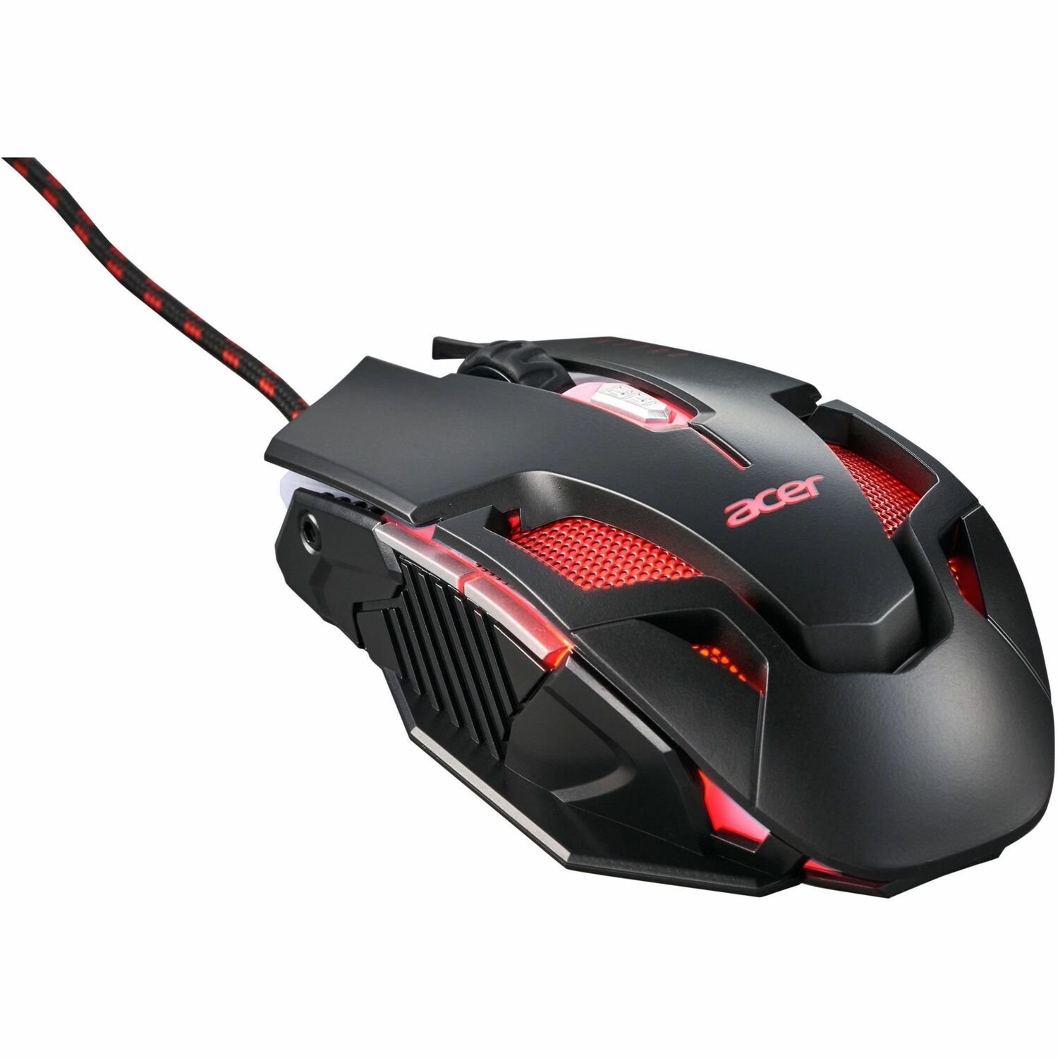 Acer Nitro NMW200 Gaming Mouse - USB - Optical - 6 Button(s) - Black - 1 Pack