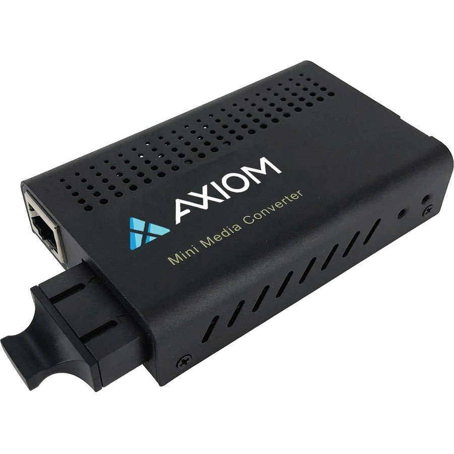 Axiom Mini 1000BASE-T to 1000BASE-SX (2km) Fiber Media Converter - SC Connector