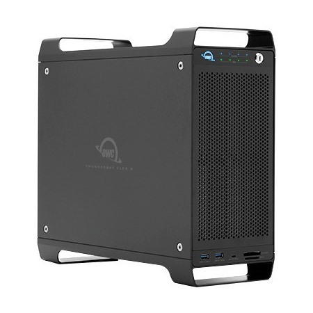 OWC 128TB ThunderBay Flex 8 - 8-Bay Enterprise HDD Storage + Docking + PCIe Expansion Solution