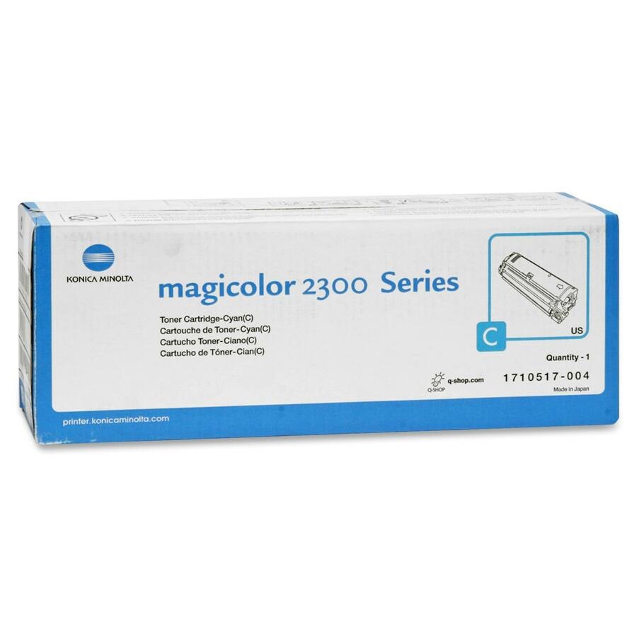 Konica Minolta 1710517-004 Original Laser Toner Cartridge - Cyan Pack