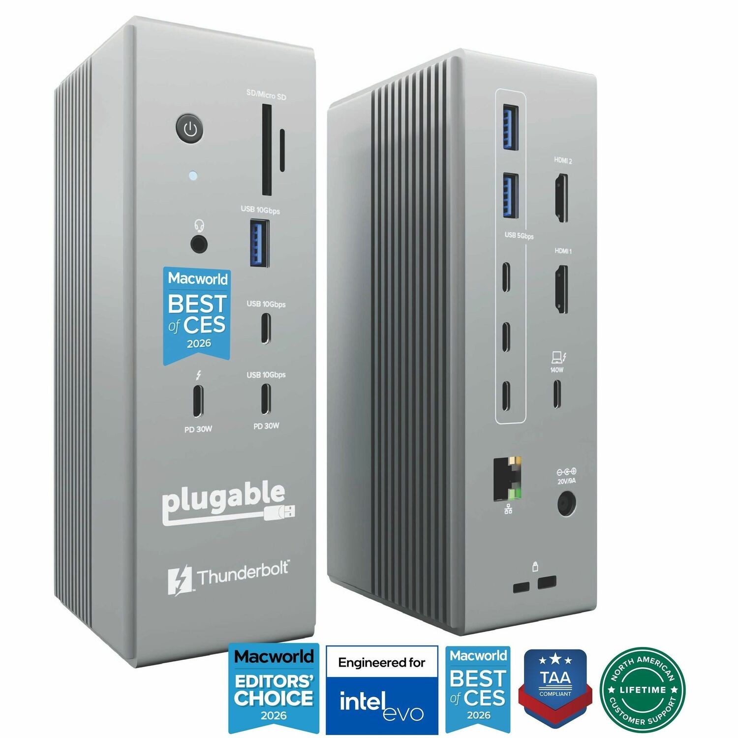 Plugable TBT5 Dual Hdmi Docking Station