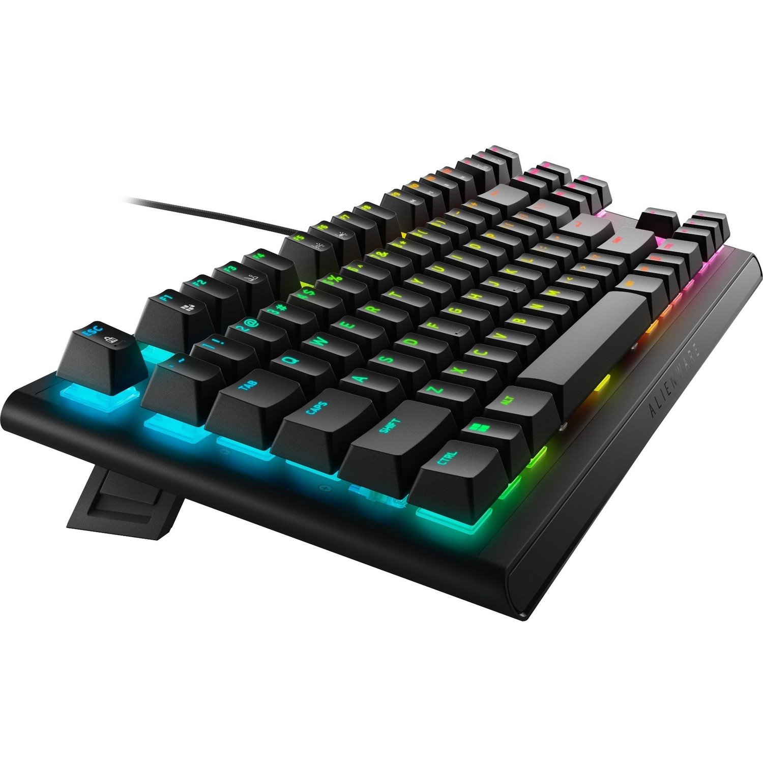 Alienware Gaming Keyboard - Cable Connectivity - USB Interface - RGB LED - Dark Side of the Moon