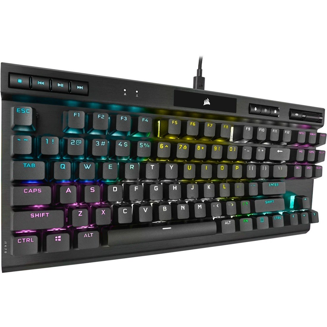 Corsair K70 RGB TKL CHAMPION SERIES Mechanical Gaming Keyboard - CHERRY MX SPEED