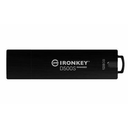 IronKey D500SM 128 GB USB 3.2 (Gen 1) Type A Rugged Flash Drive - XTS-AES, 256-bit AES - TAA Compliant