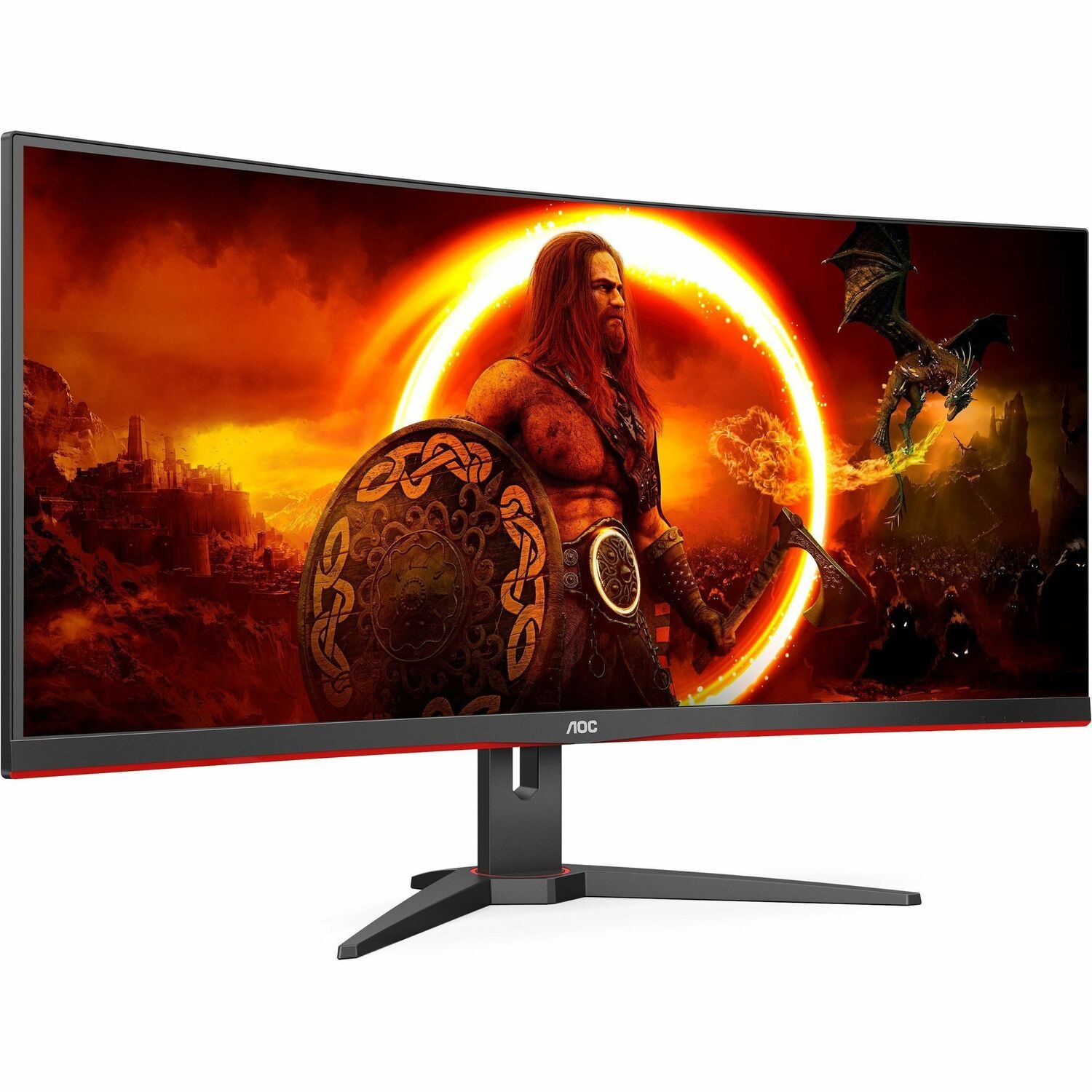 AOC CU34G2XP 34" Class UW-QHD Gaming LED Monitor - 21:9