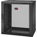 APC NetShelter 12U Wallmount Rack Enclosure Cabinet Single Hinged Switch Depth