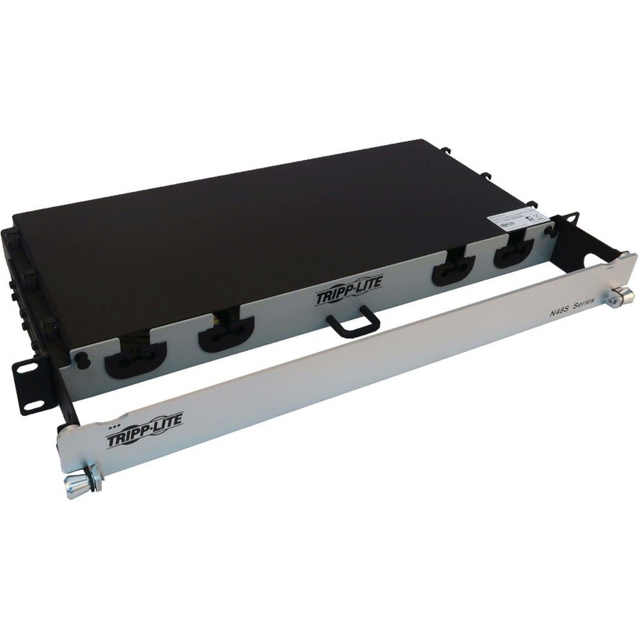 Eaton Tripp Lite Series Preloaded Fiber Panel, 1U - 2x (12x LC/LC Duplex M/M) 24F Trunk Cables, OS2 Singlemode, 20 m (65.6 ft.)