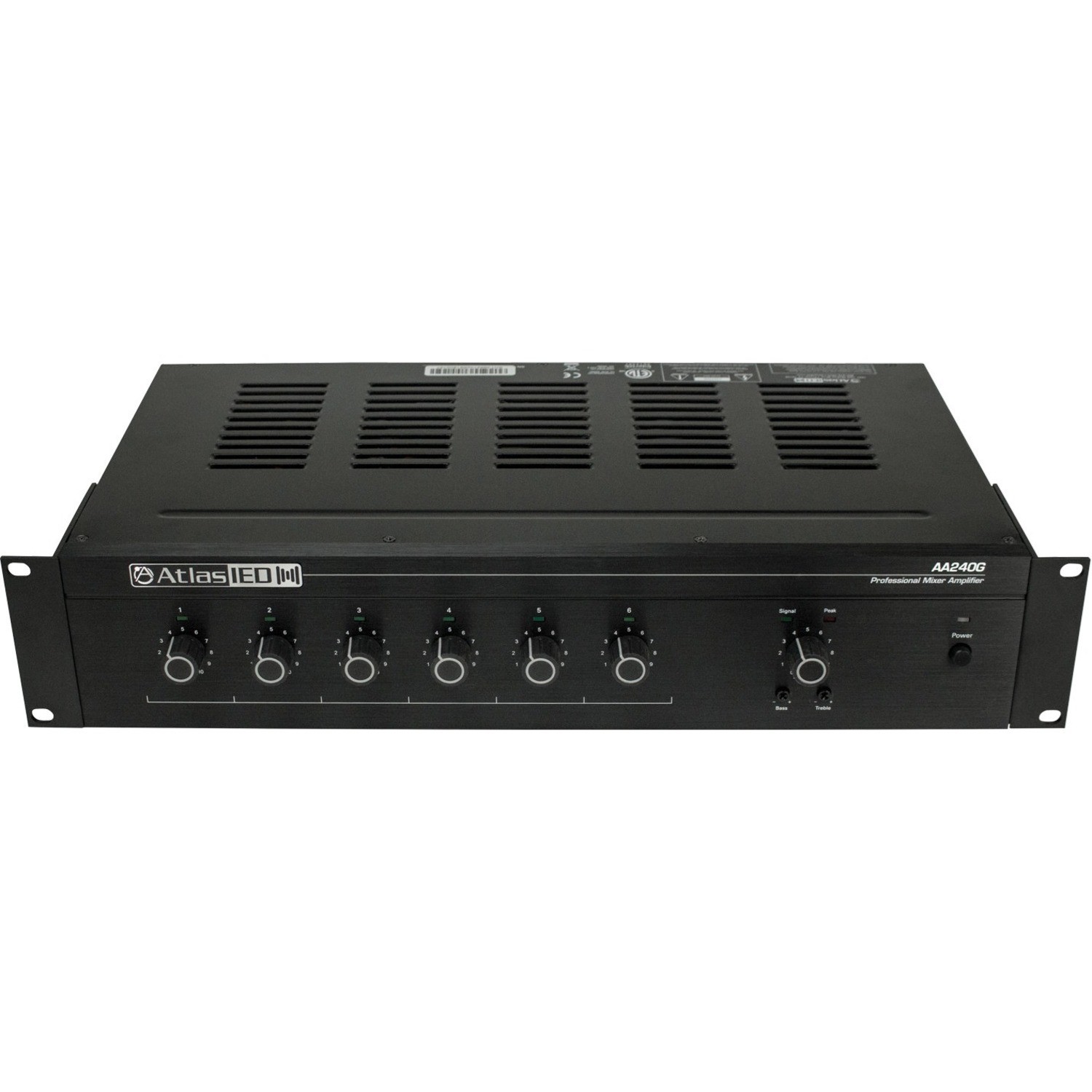 AtlasIED AA240G Amplifier - 240 W RMS - 6 Channel