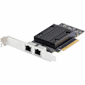 StarTech.com 2-Port PCIe 10Gb Ethernet Network Card, Dual RJ45 10GBase-T/Gigabit, Broadcom BCM57416 Chipset, NIC Card, Windows & Linux