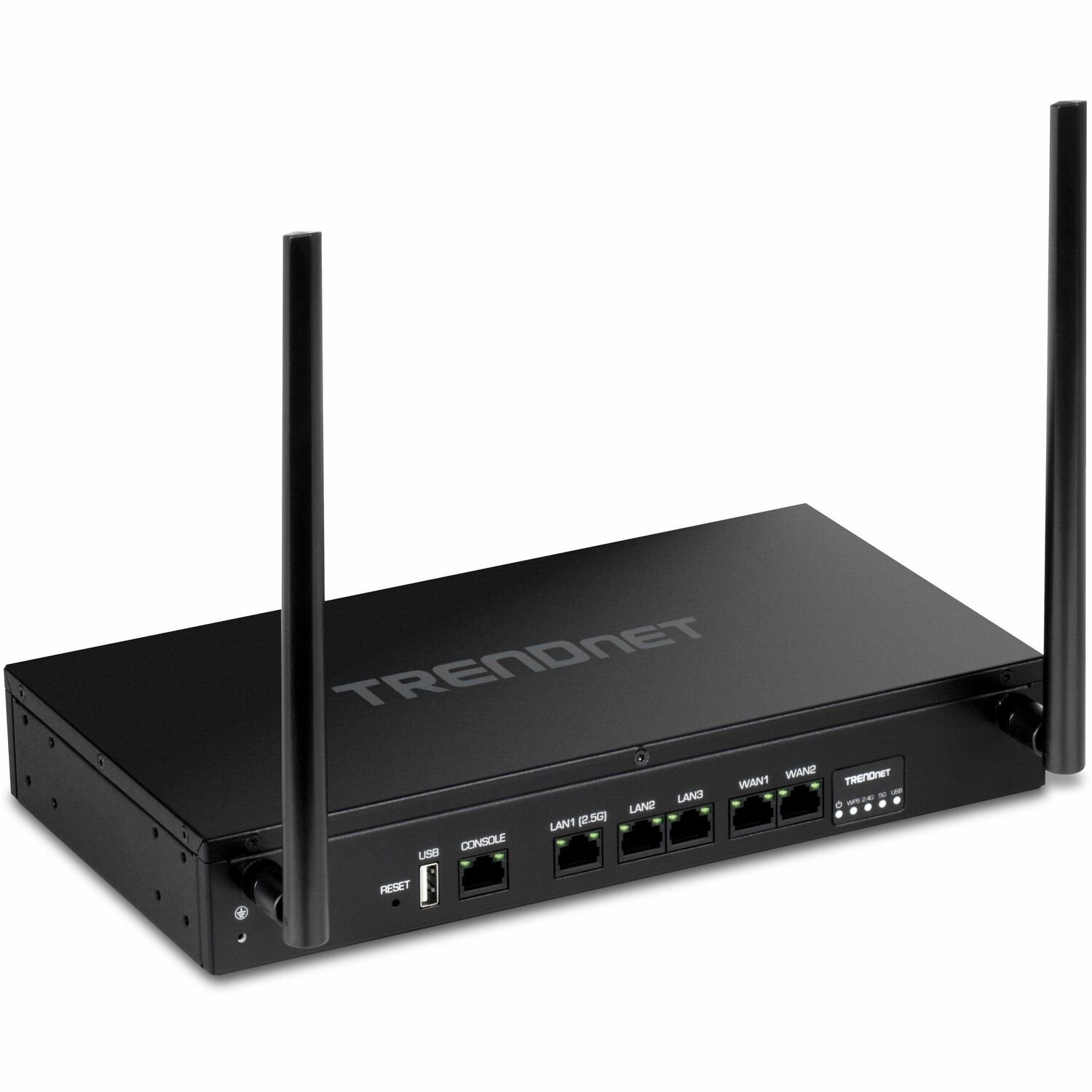 TRENDnet AX1800 Dual-Band WiFi 6 Gigabit Dual-WAN VPN Router, Small Business, Virtual Private Network, Inter-VLAN Routing, QoS, 2.5G Support, Pre-Encrypted Wireless, Black, TEW-929DRU